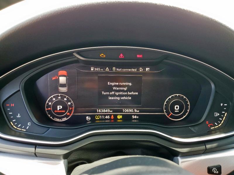 2017 AUDI A4 PREMIUM PLUS WAUENAF44HN010243