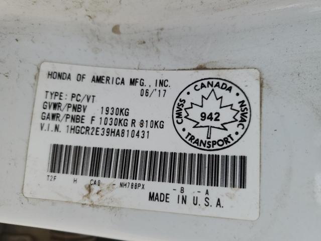 2017 HONDA ACCORD LX - 1HGCR2E39HA810431