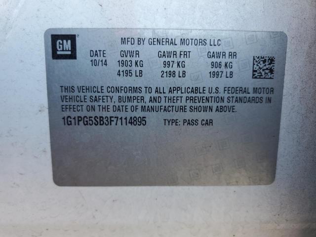 2015 CHEVROLET CRUZE LTZ - 1G1PG5SB3F7114895