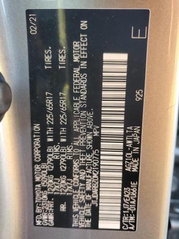 2021 LEXUS NX 300 BAS JTJDARBZ0M2190775