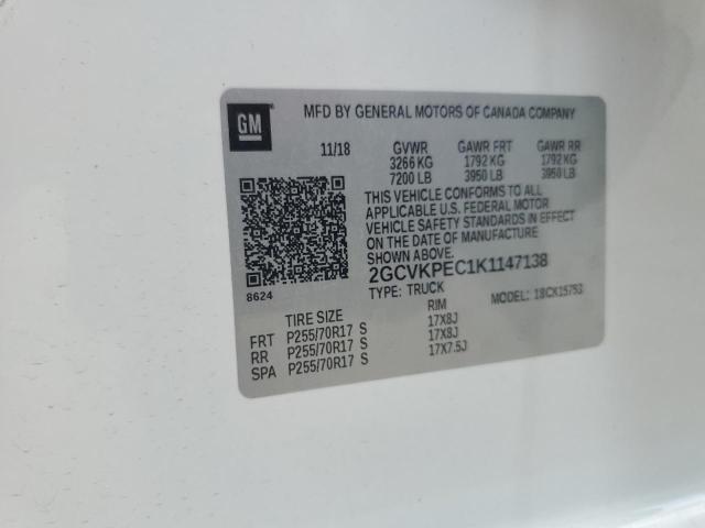 2019 CHEVROLET SILVERADO - 2GCVKPEC1K1147138