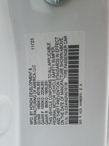 2024 ACURA INTEGRA A- 19UDE4H62RA018138