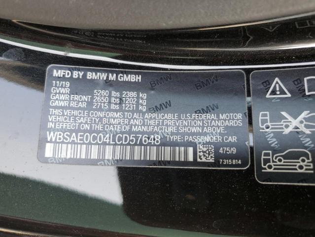 2020 BMW M8 WBSAE0C04LCD57648