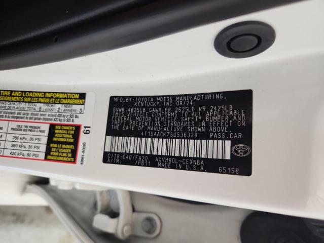 2025 TOYOTA CAMRY XSE 4T1DAACK7SU536338