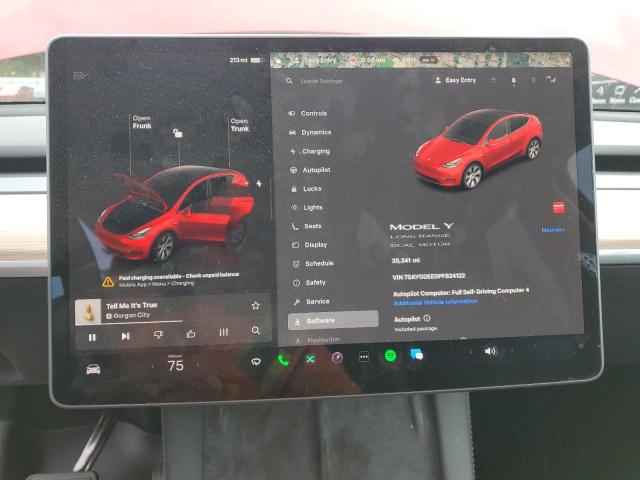 2023 TESLA MODEL Y 7SAYGDEE0PF824122