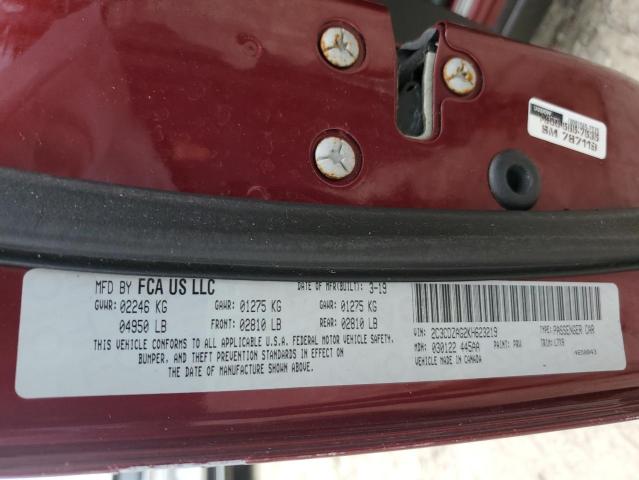 2019 DODGE CHALLENGER 2C3CDZAG2KH623219