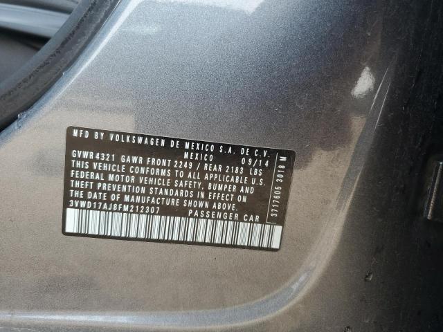 2015 VOLKSWAGEN JETTA SE 3VWD17AJ8FM212307