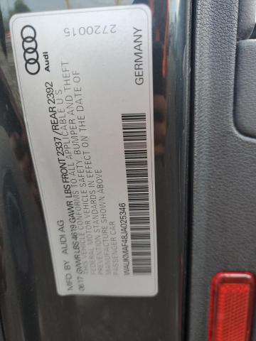 2018 AUDI A4 PREMIUM WAUKMAF48JA025346