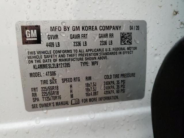 2020 BUICK ENCORE GX KL4MMESL2LB121285