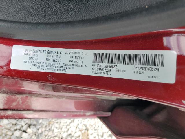 2015 CHRYSLER 200 C 1C3CCCCG2FN568295