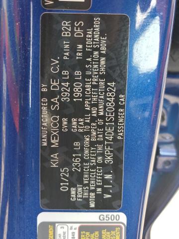 2025 KIA K4 LX - 3KPFT4DE1SE084824