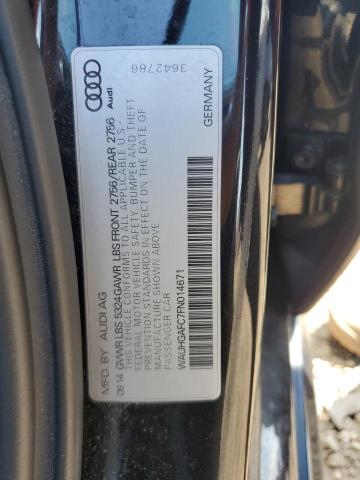 2015 AUDI A6 PRESTIG WAUHGAFC7FN014671