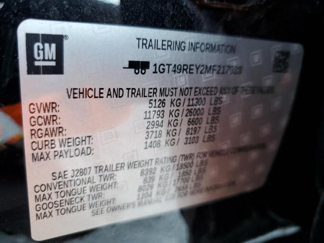 2021 GMC SIERRA K25 1GT49REY2MF217028