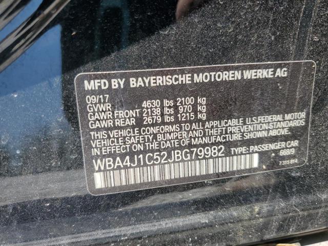 2018 BMW 430I GRAN COUPE WBA4J1C52JBG79982