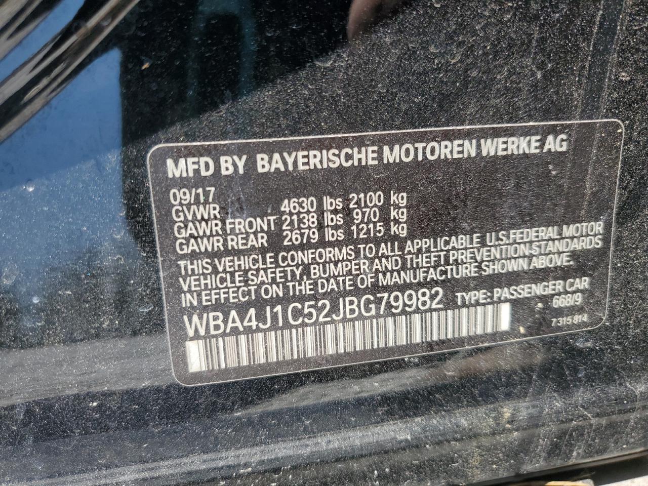 BMW 4 SERIES GRAN COUPE GRAN COUPE