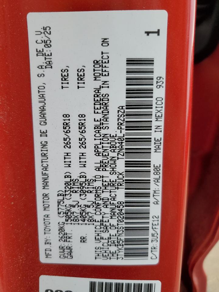 TOYOTA TACOMA DOUBLE CAB