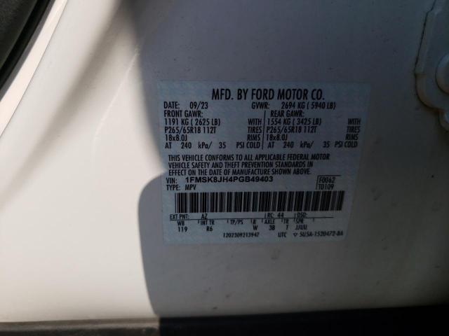 2023 FORD EXPLORER TIMBERLINE 1FMSK8JH4PGB49403