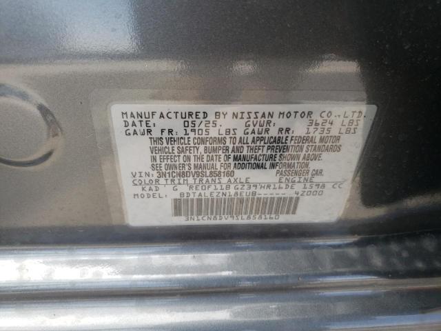 2025 NISSAN VERSA S 3N1CN8DV9SL858160