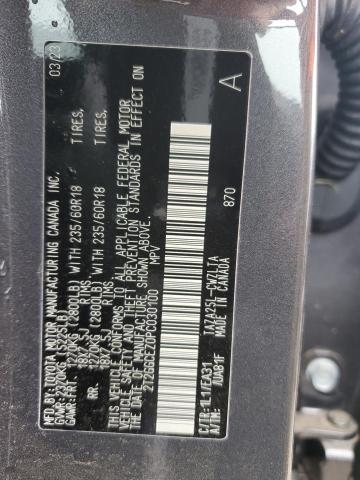 2023 LEXUS NX 350 2T2GGCEZ0PC030100