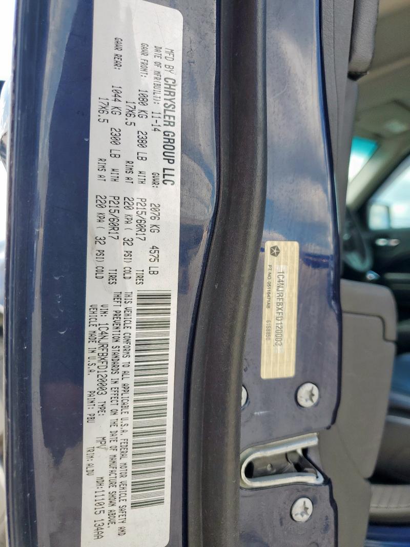 2015 JEEP PATRIOT LA - 1C4NJRFBXFD120003