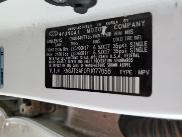 2015 HYUNDAI TUCSON GLS KM8JT3AF0FU077058