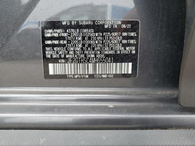 2021 SUBARU CROSSTREK JF2GTHSC4MH655041