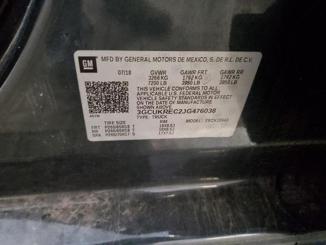 2018 CHEVROLET 1500 3GCUKREC2JG476038