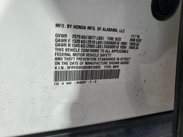 2017 ACURA MDX 5FRYD4H30HB016952