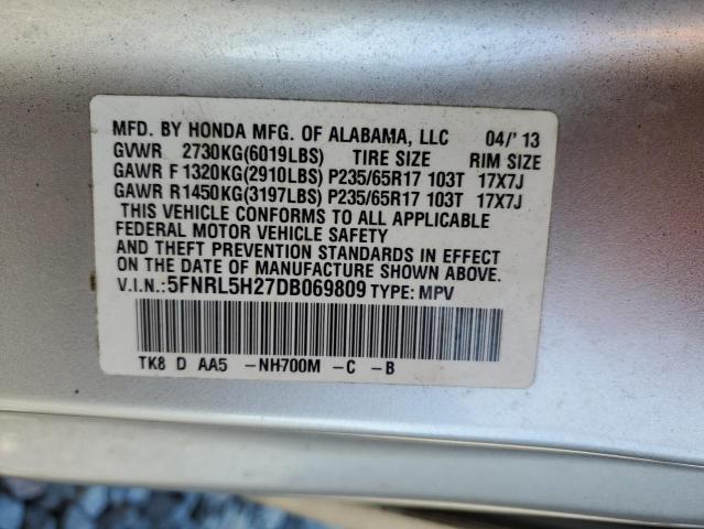 2013 HONDA ODYSSEY LX - 5FNRL5H27DB069809