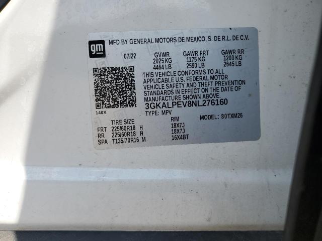 2022 GMC TERRAIN SL 3GKALPEV8NL276160