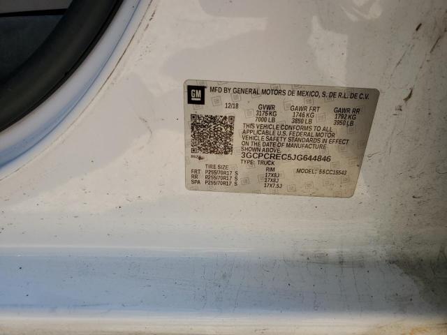 2018 CHEVROLET SILVERADO C1500 LT 3GCPCREC5JG644846