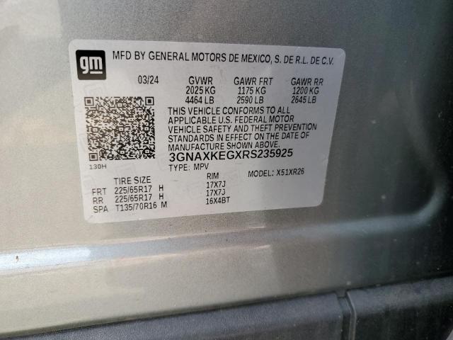 2024 CHEVROLET EQUINOX LT #3278737638