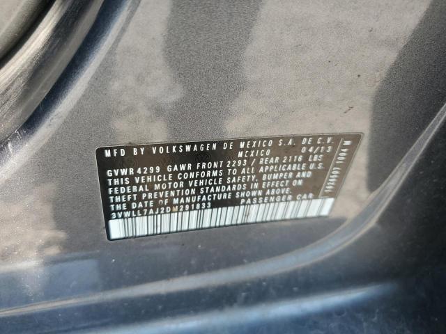 2013 VOLKSWAGEN JETTA TDI - 3VWLL7AJ2DM291833