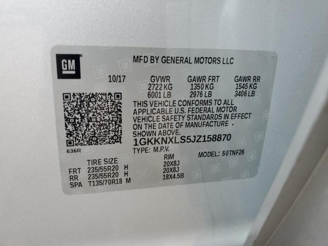 2018 GMC ACADIA DENALI 1GKKNXLS5JZ158870