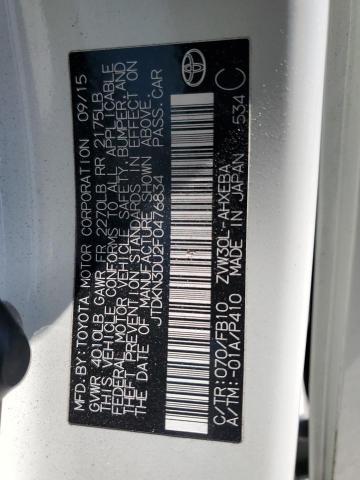 2015 TOYOTA PRIUS JTDKN3DU2F0476834