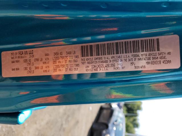 2020 JEEP WRANGLER UNLIMITED SPORT 1C4HJXDG5LW261996