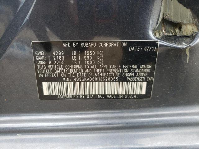 2017 SUBARU IMPREZA PR 4S3GKAD68H3628055