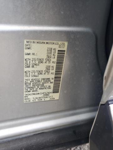 2017 NISSAN MURANO S 5N1AZ2MG1HN145264