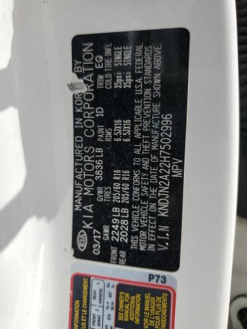 2017 KIA SOUL KNDJN2A22H7502996