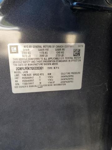 2016 CHEVROLET EQUINOX LT - 2GNFLFEK7G6335361