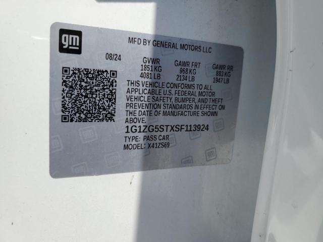 2025 CHEVROLET MALIBU RS 1G1ZG5STXSF113924