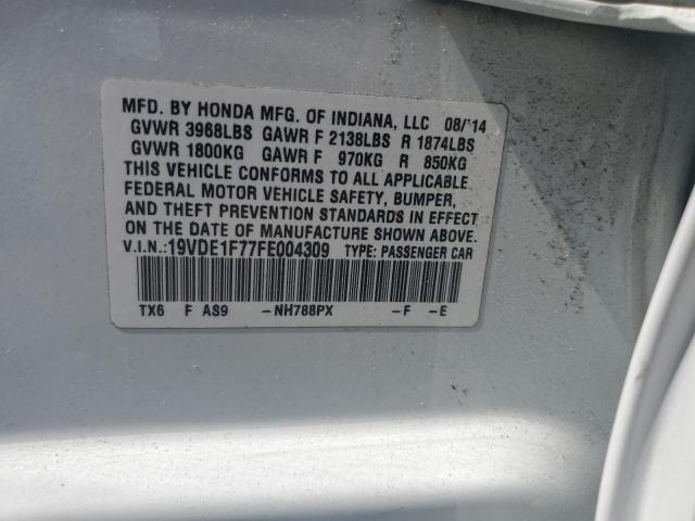 2015 ACURA ILX 20 TEC 19VDE1F77FE004309