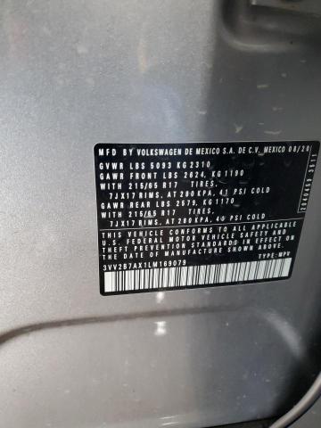 2020 VOLKSWAGEN TIGUAN SE 3VV2B7AX1LM169079