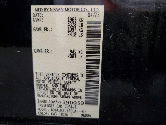 2023 NISSAN ALTIMA SV - 1N4BL4DV7PN390059