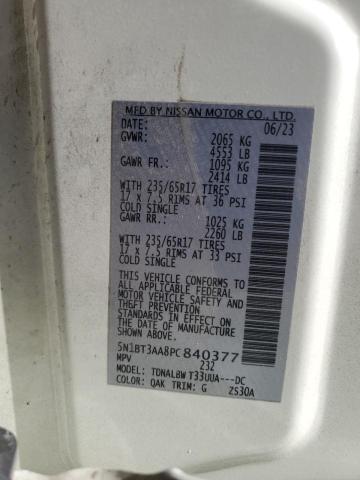 2023 NISSAN ROGUE S 5N1BT3AA8PC840377