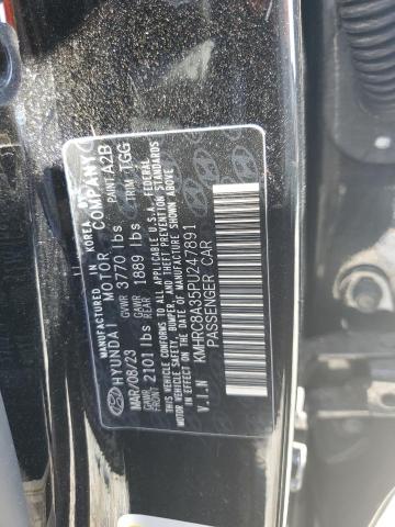 2023 HYUNDAI VENUE SEL KMHRC8A35PU247891