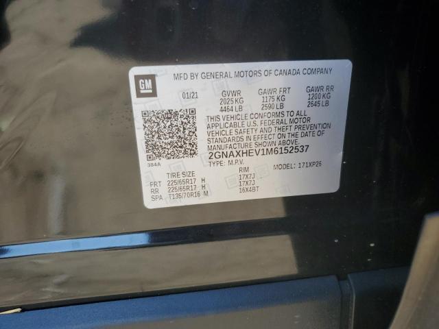 2021 CHEVROLET EQUINOX LS - 2GNAXHEV1M6152537