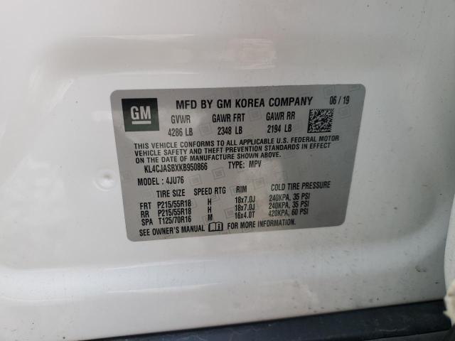 2019 BUICK ENCORE PRE KL4CJASBXKB950866