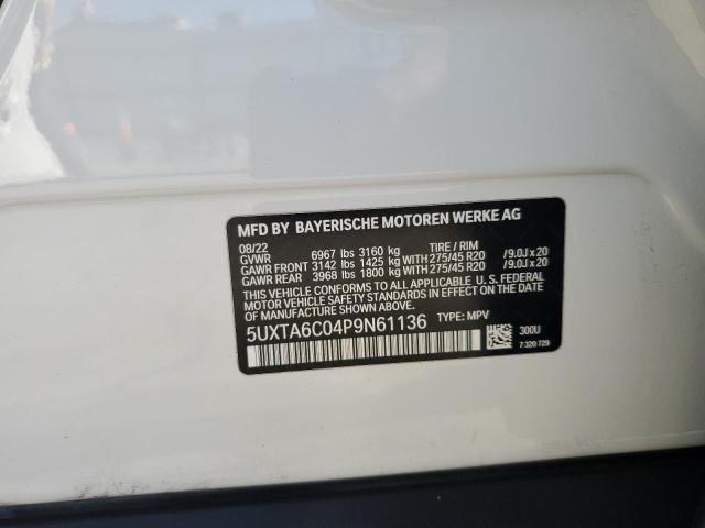 2023 BMW X5 XDRIVE45E 5UXTA6C04P9N61136