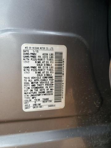 2015 NISSAN ROGUE SELECT S JN8AS5MT1FW655939